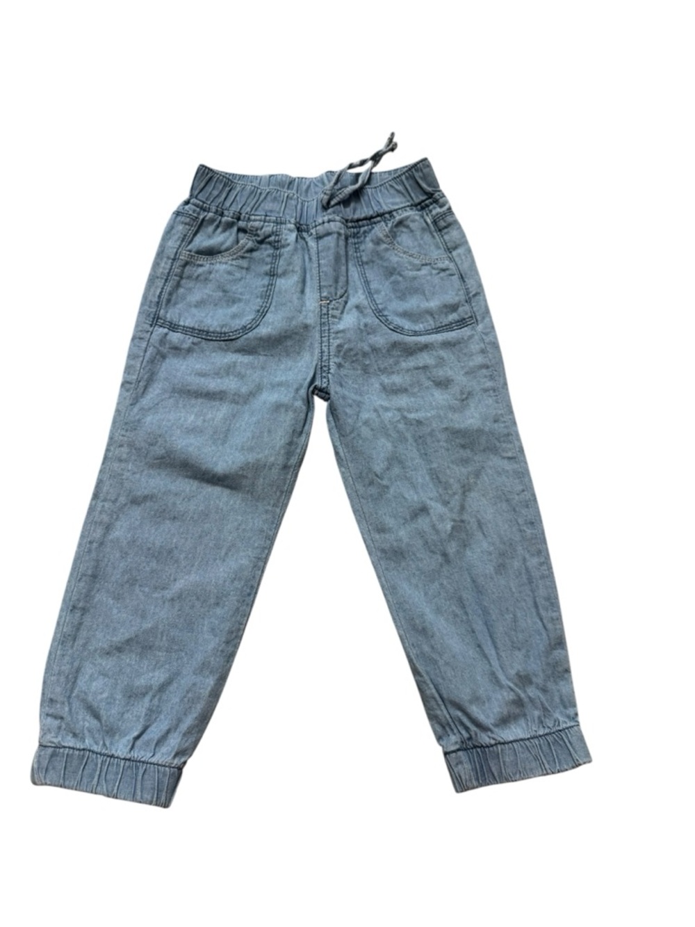 George Light Blue Denim Jogger Pants for Kids